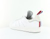 Adidas Stan Smith premium blanc bleu rouge