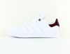 Adidas Stan smith print blanc bordeaux print