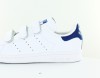 Adidas Stan smith scratch CF blanc bleu