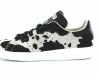 Adidas Stan Smith femme vache out loud blanc noir