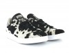 Adidas Stan Smith femme vache out loud blanc noir