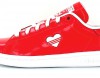 Adidas Stan smith vernis rouge blanc