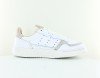 Adidas Super court junior blanc gris beige or