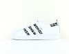 Adidas Superstar animal print blanc noir leopard or