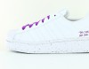 Adidas Superstar bold clean classic blanc violet