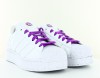 Adidas Superstar bold clean classic blanc violet