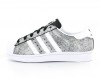 Adidas Superstar femme Argent-Blanc-Noir