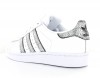 Adidas Superstar femme blanc argent craquelé