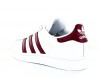 Adidas Superstar femme blanc bordeaux