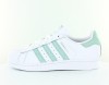 Adidas Superstar femme Blanc-vert-croco