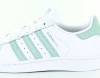 Adidas Superstar femme Blanc-vert-croco