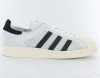 Adidas superstar 80s primeknit BLANC/NOIR