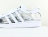 Adidas Superstar transparente blanc noir transparente