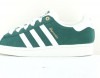 Adidas Superstar suede vert blanc