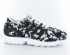 Adidas zx flux femme print BLANC/NOIR