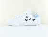 Adidas Stan smith j her studio london blanc bleu papillon