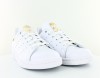 Adidas stan smith blanc or