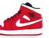 Jordan Air Jordan 1 Mid Rouge blanc noir