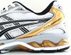 Asics Gel kayano 14 blanc argent or