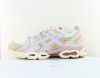 Asics Gel nimbus 9 beige rose bleu ciel