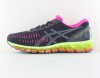Asics Gel Quantum 360 1 gris foncé rose jaune fluo