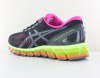 Asics Gel Quantum 360 1 gris foncé rose jaune fluo