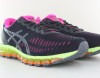 Asics Gel Quantum 360 1 gris foncé rose jaune fluo