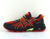 Asics Gel venture 6 rouge noir vert fluo