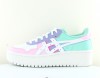 Asics Japan s plateforme blanc rose vert pale mauve