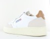 Autry Medalist suede blanc brun