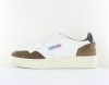 Autry Autry 01 suede chevre blanc marron noir