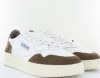 Autry Autry 01 suede chevre blanc marron noir