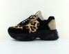 Bronx Baisley leopard cappuccino noir cappuccino leopard