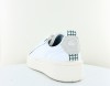 Lacoste Carnaby platform blanc beige