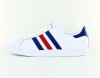 Adidas Coast star blanc bleu rouge