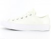 Converse Allstar Low Metallic blanc