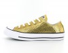 Converse Allstar Metallic scaled leather Or-Gold