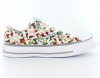 Converse Allstar Low Woven Blanc/Multicolor