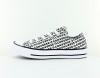 Converse Chuck taylor allstar ox logo blanc noir blanc