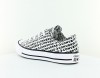 Converse Chuck taylor allstar ox logo blanc noir blanc