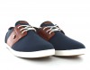 Faguo Cypress coton leather bleu marine marron