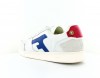 Faguo Baskets hazel leather suede beige bleu rouge