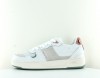 Faguo Ceiba baskets leather suede blanc beige rose vert