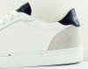 Faguo Ebony basket leather suede blanc bleu marine