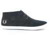 Fred Perry Byron Suede mid F. Perry BLEU/MARINE/BEIGE