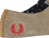 Fred Perry Foxx Suede Fred Perry BEIGE/ROUGE