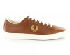 Fred Perry spencer cuir MARRON