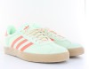 Adidas Gazelle vert pale orange fluo
