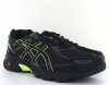 Asics Gel venture 6 noir jaune fluo orange