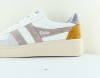 Gola Grandslam trident blanc beige jaune mauve